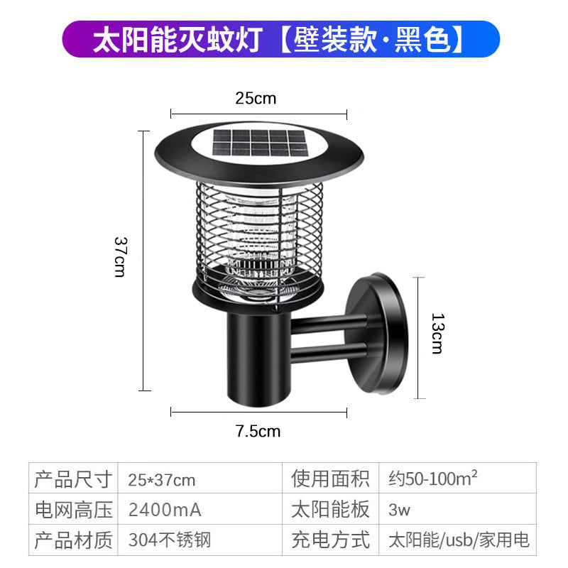 Solar Mosquito Lamp for Outdoor Gardens and Lawns