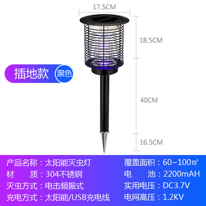 Solar Mosquito Lamp for Outdoor Gardens and Lawns