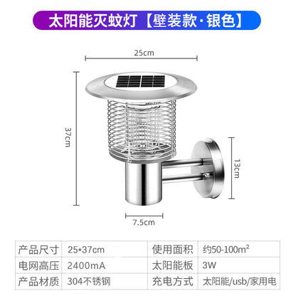 Solar Mosquito Lamp for Outdoor Gardens and Lawns