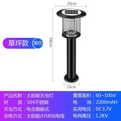 Solar Mosquito Lamp for Outdoor Gardens and Lawns