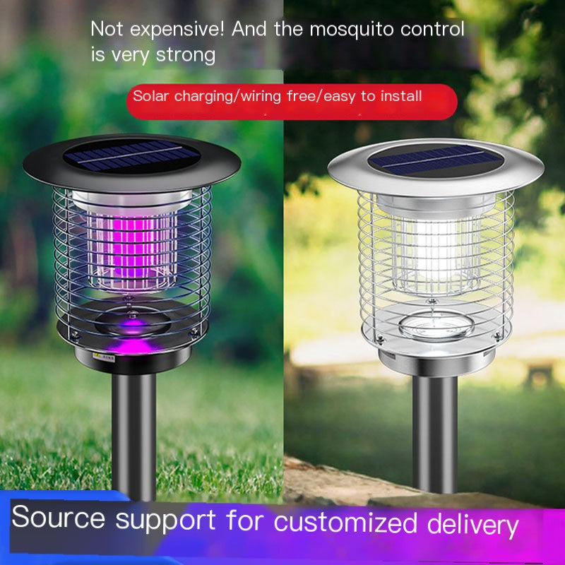 Solar Mosquito Lamp for Outdoor Gardens and Lawns